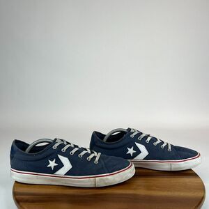 Mens Converse One Star Blue Canvas Low Casual Comfort Sneakers Shoes Size 10.5 M